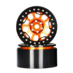 2.2 Size Alloy Machined 10 Spoke Wheels (2) 118g Each for 1/10 Scale Crawler