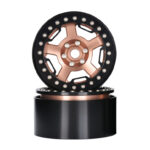 2.2 Size Alloy Machined 5 Spoke Wheels (2) 118g Each for 1/10 Scale Crawler