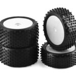 Wheel & Tire Set w/ 12mm Hex for 1/10 Scale Off-Road - 87mm Diameter