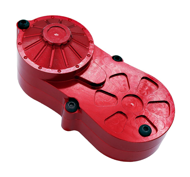 C32742RED Alloy Machined Center Gearbox Housings for Losi 1/8 LMT & LMT 2.0 Monster Truck - Image 1