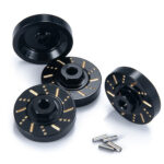 Brass Machined 26g Hex Hubs w/ Brake Disc Set for Axial SCX24