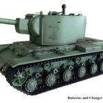 1/16 Scale RC Heavy Tank KV-2, 2.4GHz Remote Control Model in Green