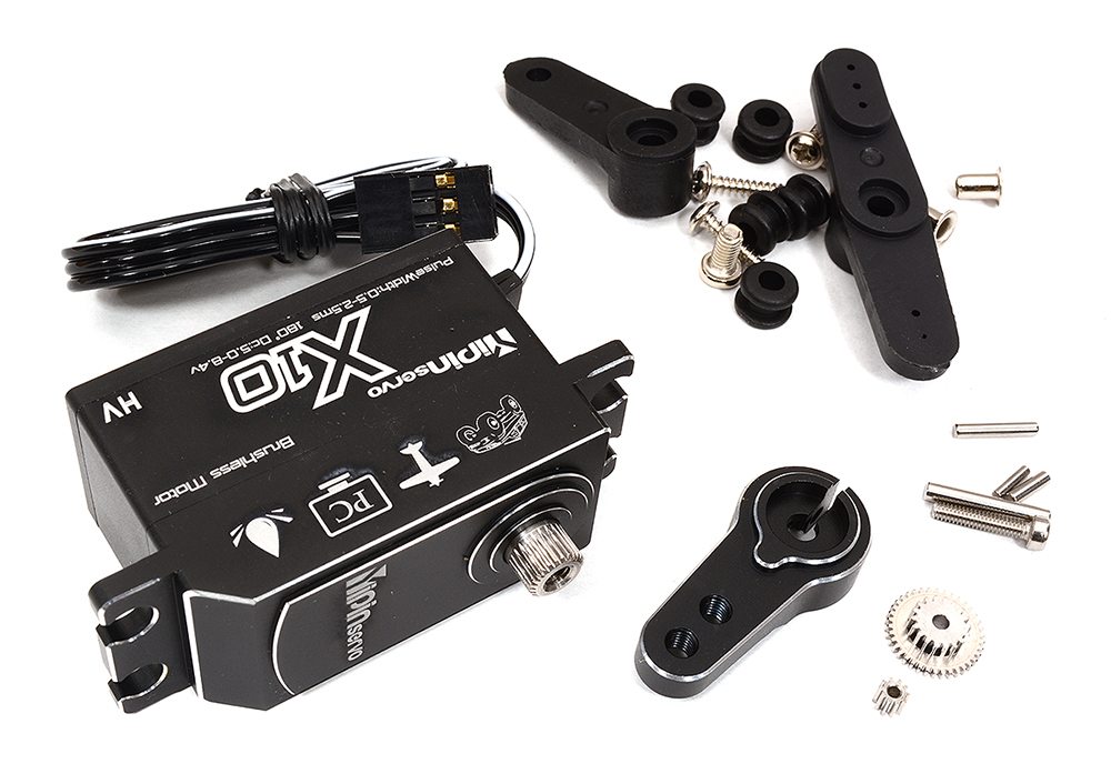 C32777 YiPin X10 Low Profile BL MG Servo HV WP 8.4V 11kg 0.05s 1/10 Touring & Drift - Image 1