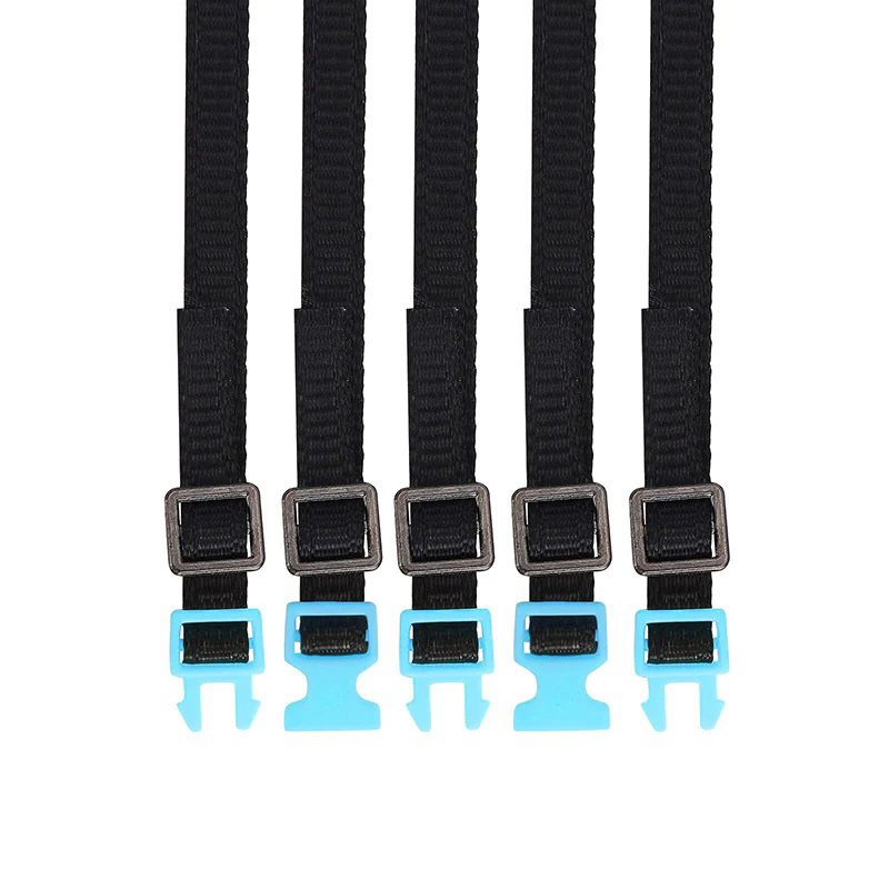 C32786BLUE 1/10 Model Scale 310mm Nylon Luggage Straps (5) for Off-Road Crawler - Image 1