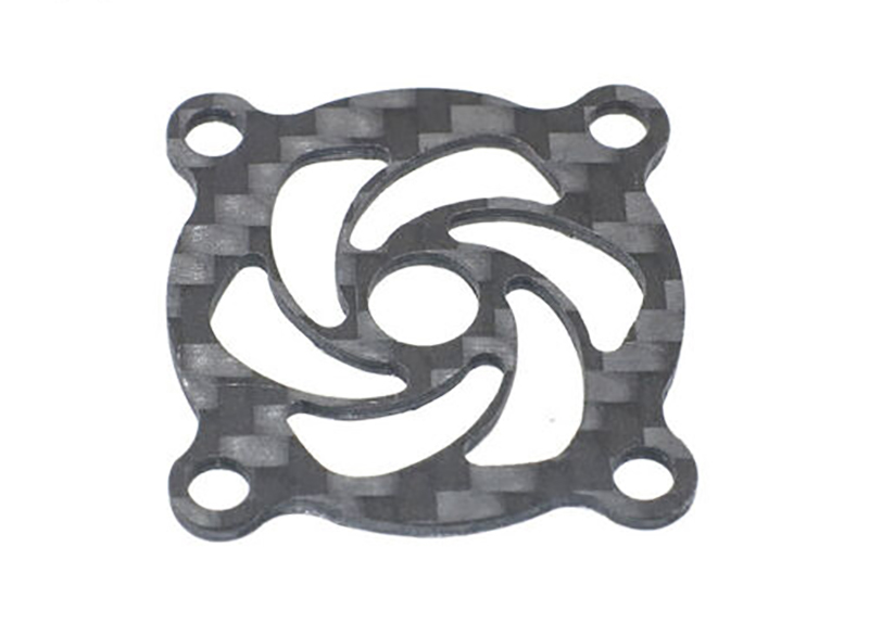 C32787BLACK Carbon Fiber Protection Cover Shield for 40x40mm Cooling Fan - Image 1