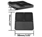 Magnetic Hardware Storage Tray Organizer Workstation 99x98x11mm - Image 2