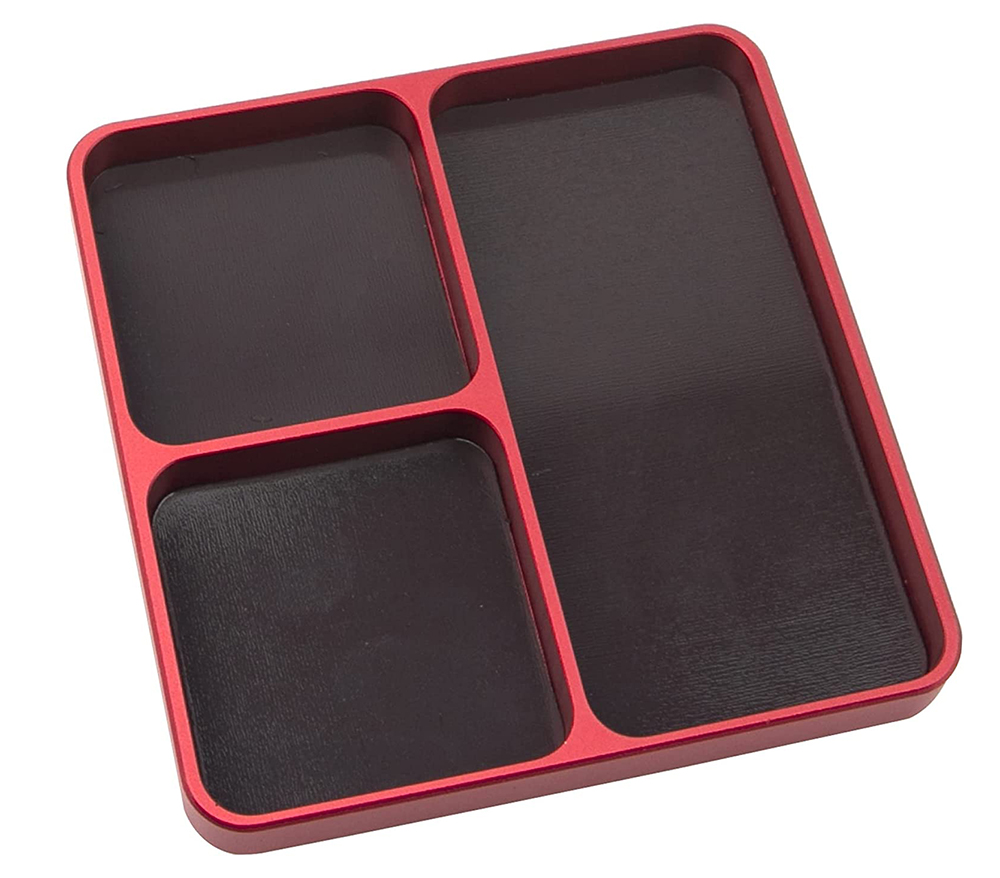 C32795RED Magnetic Hardware Storage Tray Organizer Workstation 99x98x11mm - Image 1