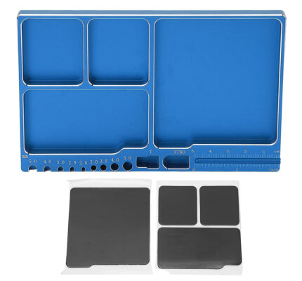 Magnetic Hardware Storage Tray Organizer Workstation 161x99x11mm