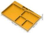 Magnetic Hardware Storage Tray Organizer Workstation 161x99x11mm - Image 2