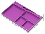 Magnetic Hardware Storage Tray Organizer Workstation 161x99x11mm - Image 2