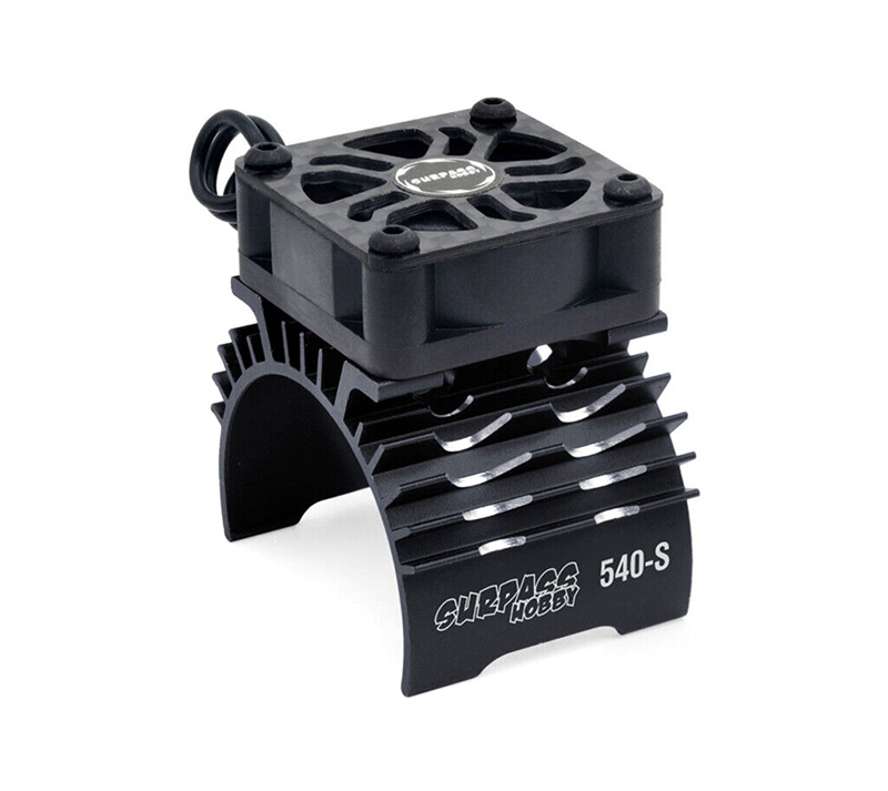 C32803BLACK Surpass Alloy Heatsink & Cooling Fan for 36mm O.D. Size Motor - Image 1