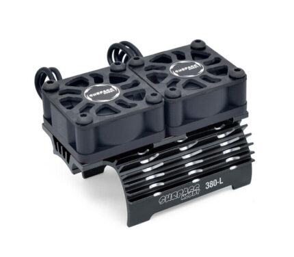 Surpass Alloy Heatsink & Twin Cooling Fan for 380/390 Size Motor