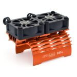 Orange Surpass Alloy Heatsink with Dual Cooling Fans for 540/550 Size Motors