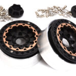 Alloy Machined Multi Spoke 1.9 Wheels (2) for Scale Crawler W=25mm