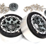 Alloy Machined Multi Spoke 1.9 Wheels (2) for Scale Crawler W=25mm