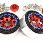 Alloy Machined Multi Spoke 1.9 Wheels (2) for Scale Crawler W=25mm