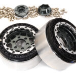 Alloy Machined Multi Spoke 1.9 Wheels (2) for Scale Crawler W=25mm