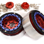 Alloy Machined Multi Spoke 1.9 Wheels (2) for Scale Crawler W=25mm