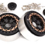 Alloy Machined Multi Spoke 1.9 Wheels (2) for Scale Crawler W=25mm