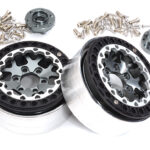 Alloy Machined Multi Spoke 1.9 Wheels (2) for Scale Crawler W=25mm