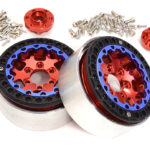 Alloy Machined Multi Spoke 1.9 Wheels (2) for Scale Crawler W=25mm