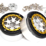 Alloy Machined Multi Spoke 1.9 Wheels (2) for Scale Crawler W=25mm