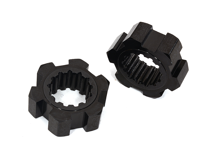 C32838 Billet Machined Alloy Hex Wheel Adapters (2) for Traxxas X-Maxx 7756 - Image 1