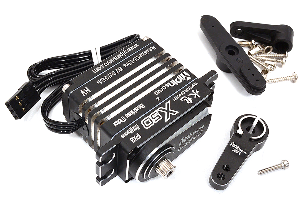 C32848 GX3350ProBLS X50 MG Brushless HV Servo 50kg 0.09s for 1/10 & 1/8 Scale Off-Road - Image 1