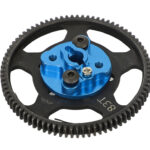HD Steel 83T Gear with Alloy Spur Gear Mount for Tamiya CC-02 Silver