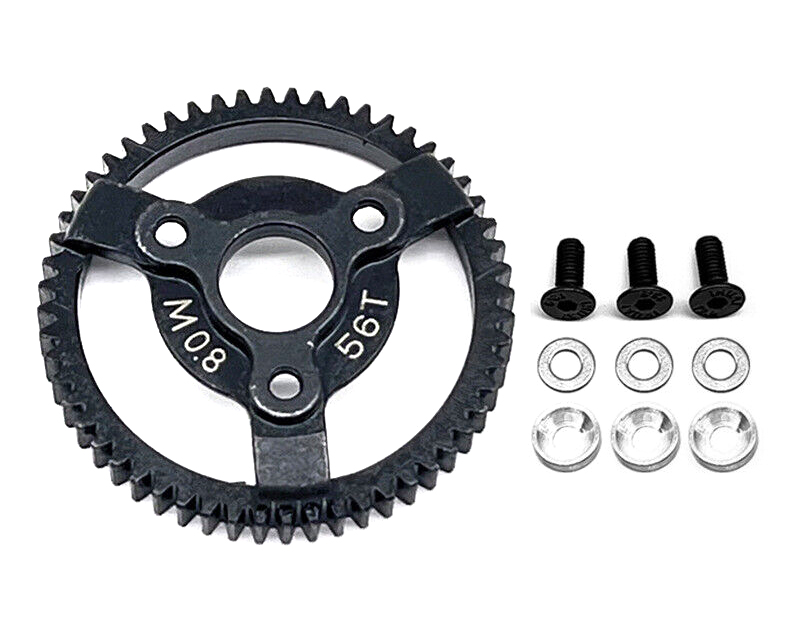 C32873 Steel 56T Spur Gear 0.8M 32P for Traxxas 1/10 Slash 2WD & Drag Slash 4690 - Image 1