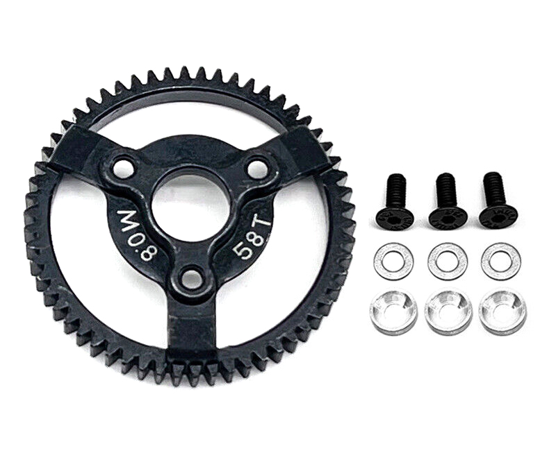 C32874 Steel 58T Spur Gear 0.8M 32P for Traxxas 1/10 Slash 2WD & Drag Slash 4690 - Image 1