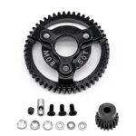 Steel 50T+18T Spur & pinion 0.8M 32P for 1/10 Slash 2WD & Drag Slash 2416 4690