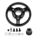 Steel 60T+18T Spur & pinion 0.8M 32P for 1/10 Slash 2WD & Drag Slash 2416 4690