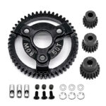 Steel 50T+16+18+20T Gear Set 0.8M 32P for 1/10 Slash 2WD & Drag Slash 2416 4690