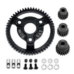 Steel 54T+16+18+20T Gear Set 0.8M 32P for 1/10 Slash 2WD & Drag Slash 2416 4690