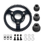 Steel 58T+16+18+20T Gear Set 0.8M 32P for 1/10 Slash 2WD & Drag Slash 2416 4690