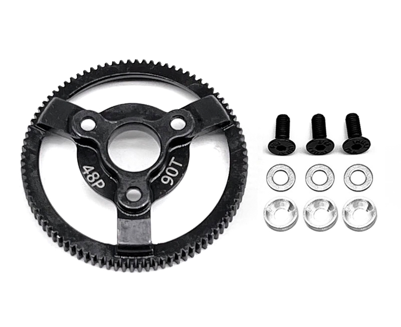 C32892 Steel 90T Spur Gear 0.6M 48P for Traxxas 1/10 Slash 2WD & Drag Slash 2416 4690 - Image 1
