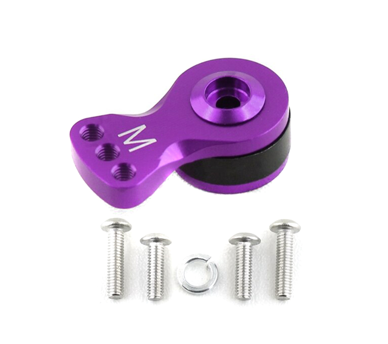 C32894PURPLE Universal Alloy Servo Saver 25T for Futaba Servo (r=18 & 18.5mm) - Image 1