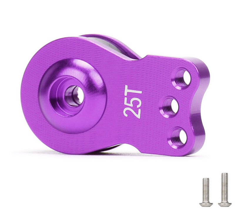 C32897PURPLE Universal Alloy Servo Saver 25T for Futaba Servo (r=16, 19mm) - Image 1