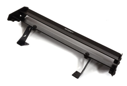 Black Realistic 1/10 Size Alloy & Carbon Fiber Rear Wing 165mm Width