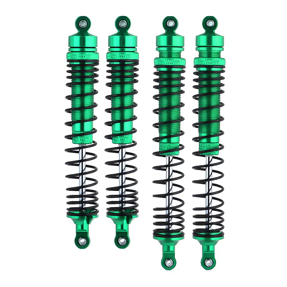 C32905GREEN Alloy Machined Shock Set (4) for Axial 1/10 RBX10 Ryft 4WD Rock Bouncer - Image 1