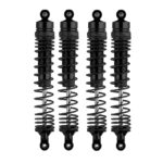 Black Alloy Machined Shock Set (4pcs) for Losi 1/8 LMT 1.0 4WD Monster Truck