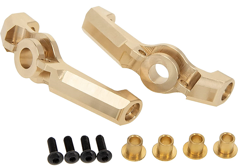 C32907 Brass Machined Caster Blocks 20g Each for 1/18 UTB18 Capra 4WD - Image 1