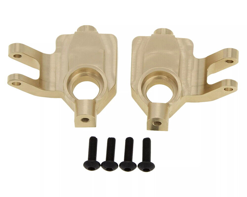 C32910 Brass Machined Portal Steering Blocks 33g Each for 1/18 UTB18 Capra 4WD - Image 1