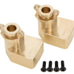 Brass Machined Rear Portal Hub Carriers 34g Each for 1/18 UTB18 Capra 4WD