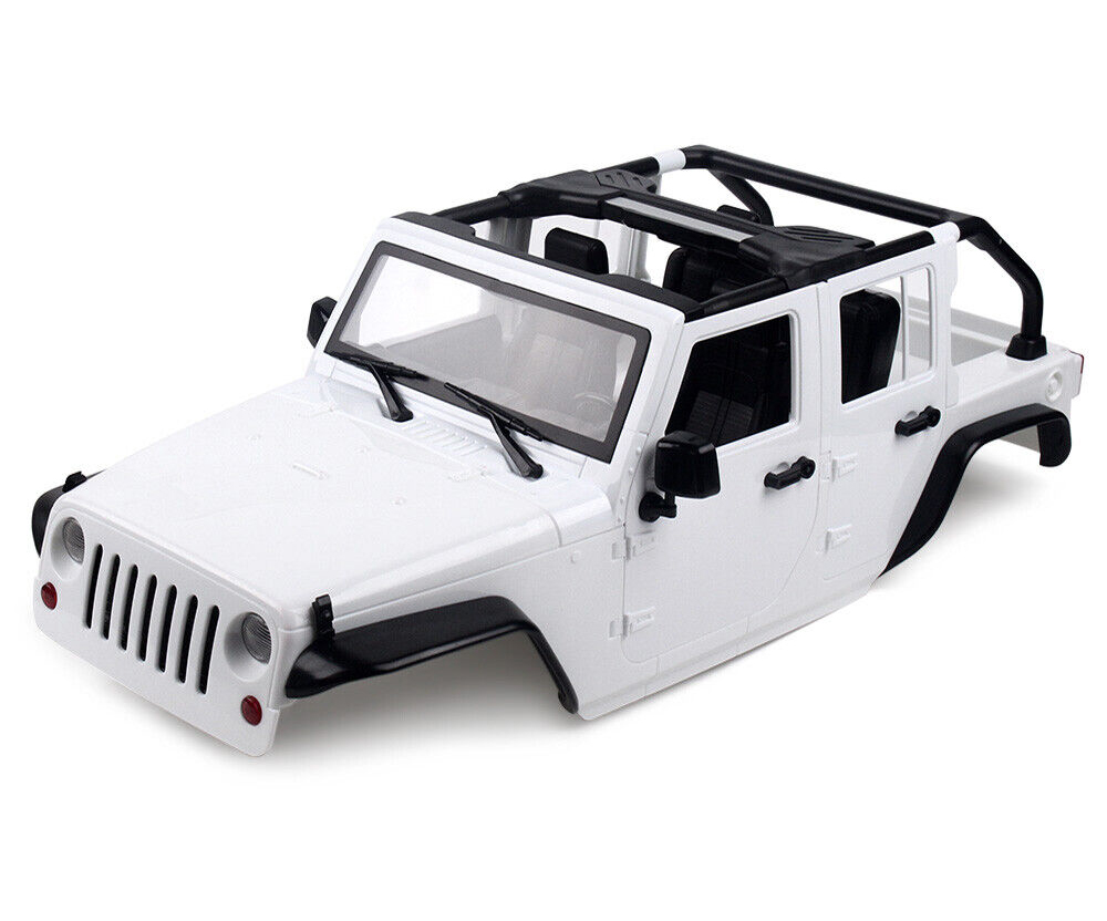 C32918WHITE Realistic JW10-C Hard Plastic Body Kit for 1/10 Scale Off-Road Crawler WB=313mm - Image 1