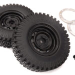 Realistic Alloy 1.9 Wheel & Tire (2) 394g Total for Scale Crawler (O.D.=97mm)