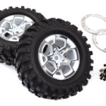 Realistic Alloy 1.9 Wheel & Tire (2) 405g Total for Scale Crawler (O.D.=97mm)