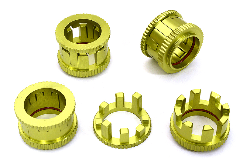 C32931GREEN 4-Step 13-19mm Adj Spring Spacers for 1/10 Granite 4X4 3S AR330449 AR330517 - Image 1