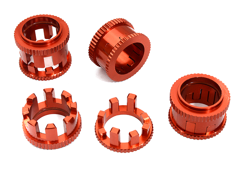 C32931RED 4-Step 13-19mm Adj Spring Spacers for 1/10 Granite 4X4 3S AR330449 AR330517 - Image 1